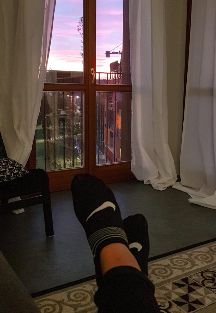 viajar com calma